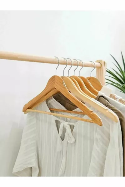 Holzständer Kleiderbügel Garderobe Kleidung Aufhänger Schrank  x  cm