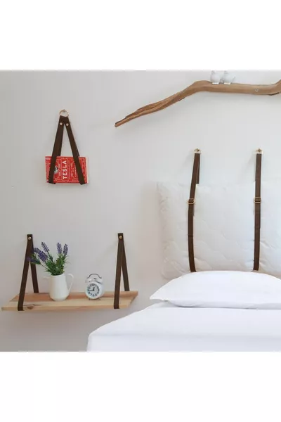 Boutique Hotel Bed, Headboard, and Nightstand Set A-4 Hotel Affordable Designer Bedroom Set Nightstand