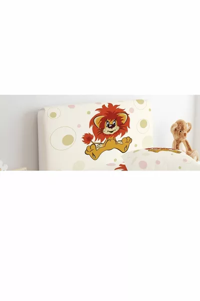Bed Headboard Cover Cute Lion