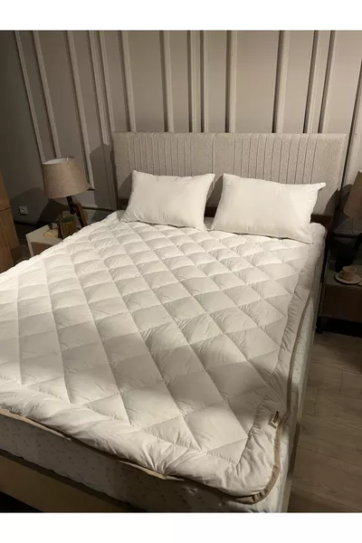 Matelas en laine double en pure laine mérinos d'agneau