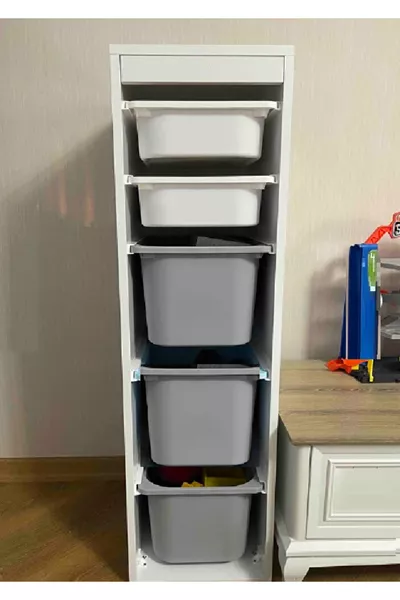 Armadio Organizer per Giocattoli in MDF Extra Elif