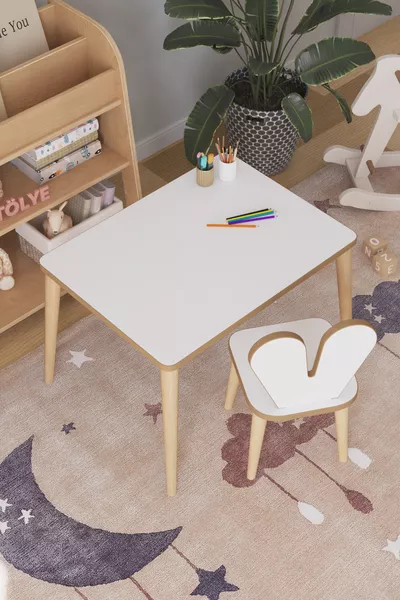 Table d'activités pour enfants Cm Table de travail pour enfants Ensemble table et chaises