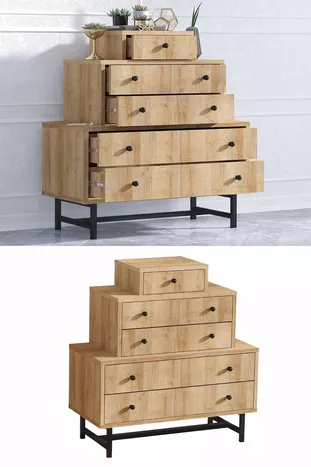 Commode Tata Chêne Saphir