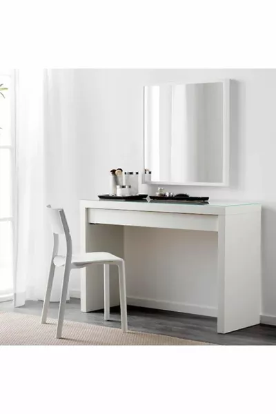 Malm Make-uptafel, WIT