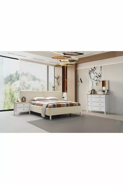 Mony White 6 Kapılı Yatak Odası Takımı