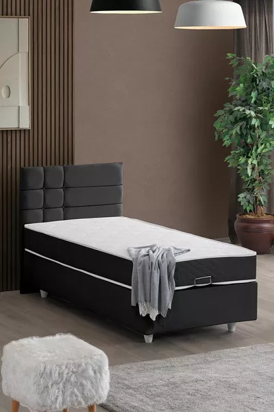 Almada Double Bed, Single Bed Base and Headboard Set