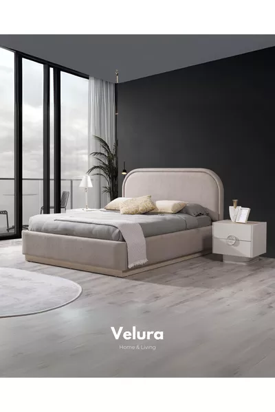 Moon Yatak Odası Takımı (6 Kapaklı Dolap + Şifonyer + Komodin + Karyola)