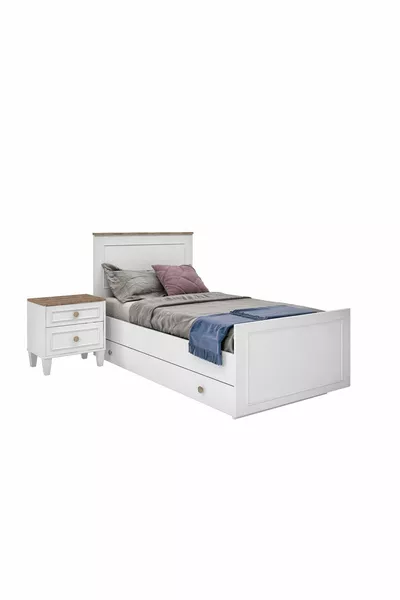 Smart Bed with Headboard () (%MDF)