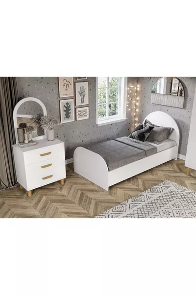 Güneş Bohemian Kids Room Set, Fully MDF