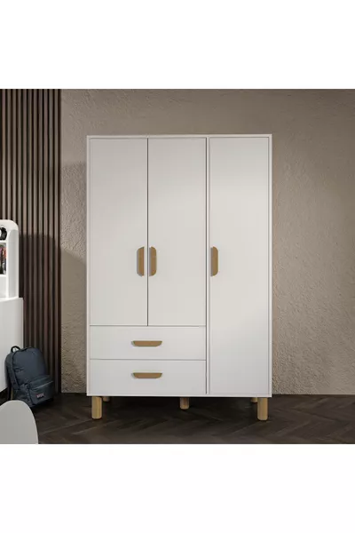 Bohem Children's Room Set White Fully MDF (4 Pieces)