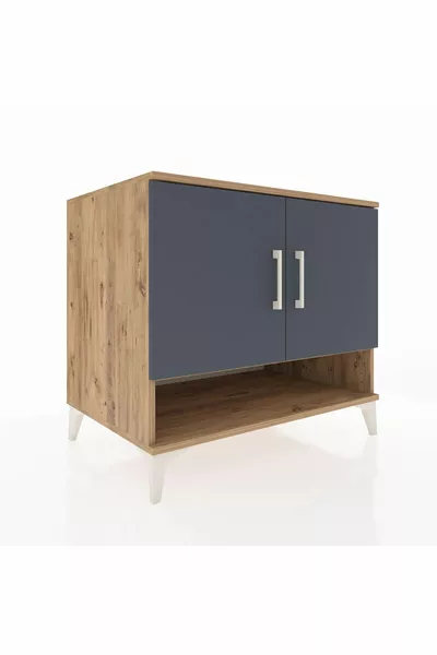 Kronos Dresser 2-Shelf 2-Door Pine-Anthracite