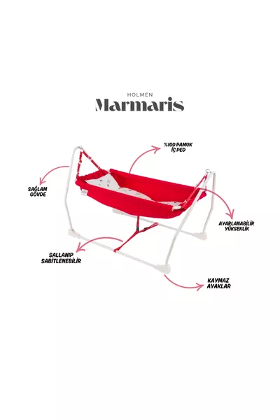 Marmaris Baby Hammock - Red
