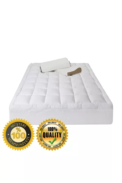 Matelas de Sommeil Sauveur de Lit, Protège-matelas, Matelas de Sommeil, Matelas de Nuit en Micro Coton, Doux, avec Housse d'Oreiller Offerte