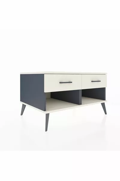Cassettiera Kronos 2 Cassetti Antracite-Pietra di Luna