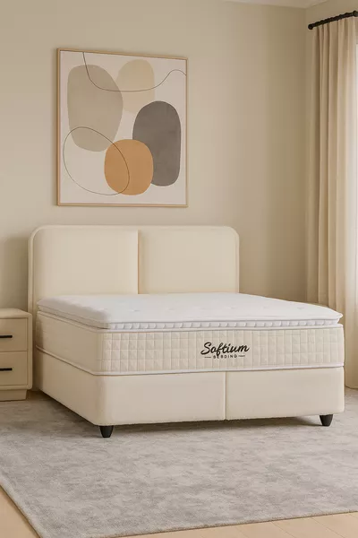 UNIQUE BED BASE HEADBOARD SET