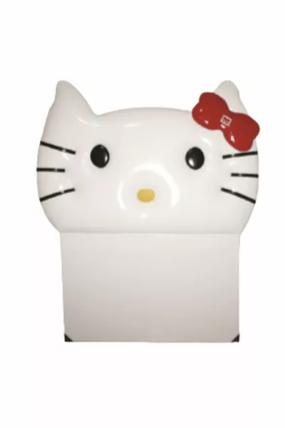 Крышка Alc Hello Kitty из искусственной белой кожи для односпальной кровати