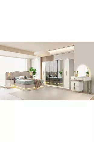 Milano Mdf Bazalı Yatak Odası Takımı