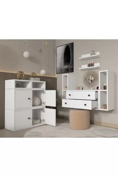 Modulares Schlafzimmer-Set Schlafzimmermöbel / 
