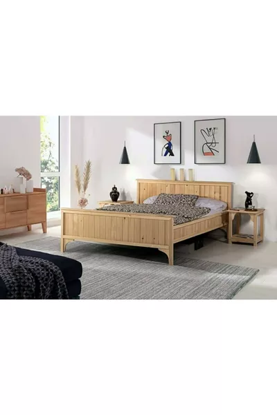 Mika Solid Wood Bed Frame