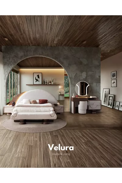 Ensemble de chambre à coucher Estella 9 portes (coin)
