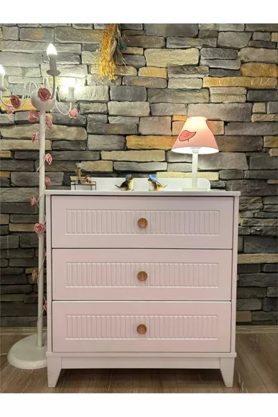 Efor Multi-Purpose Cabinet, Dresser with Drawers, Dresser with Doors, 3-Drawer Dresser