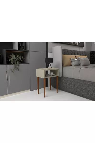 Square Headboard Nightstand - Sandstone