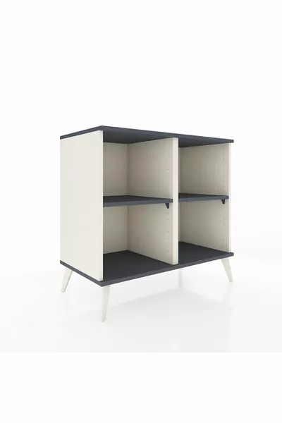 Hyperion Dresser 2-Shelf Moonstone-Anthracite