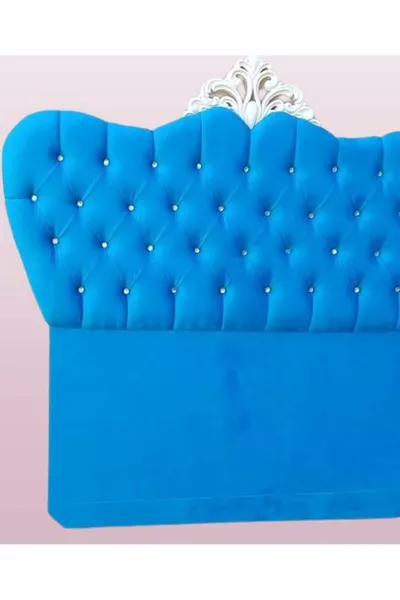 Titre DK Double Avangarde Turquoise Tissu Baby Face Capitonné Épais