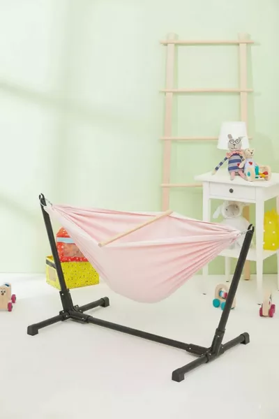 Stand Boat Hammock Baby Cradle (Fuchsia)