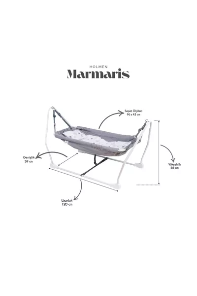 Marmaris Baby Hammock - Gray