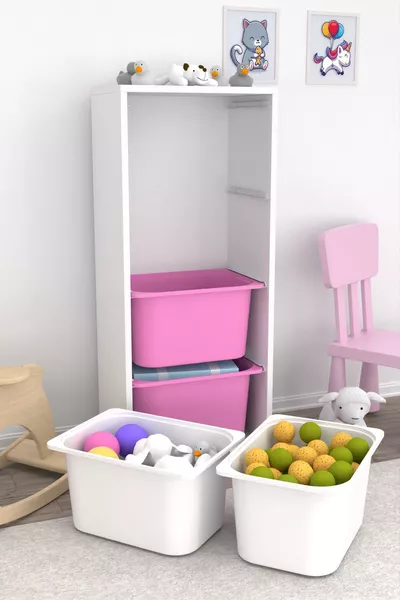 Cara 4 Diepe Bovenkasten Multidoos Speelgoedkast