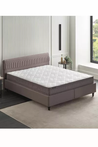 Sleep Balance Pro Matras, Somni Bedbodem, Nano Hoofdkussen 3-delige Set - Bruin