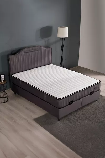 Royal Lux Storage Bed Base Anthracite (HEADBOARD AND MATTRESS NOT INCLUDED)