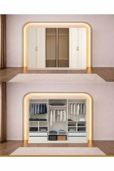 Maldiv Bedroom Set with 100% MDF Base