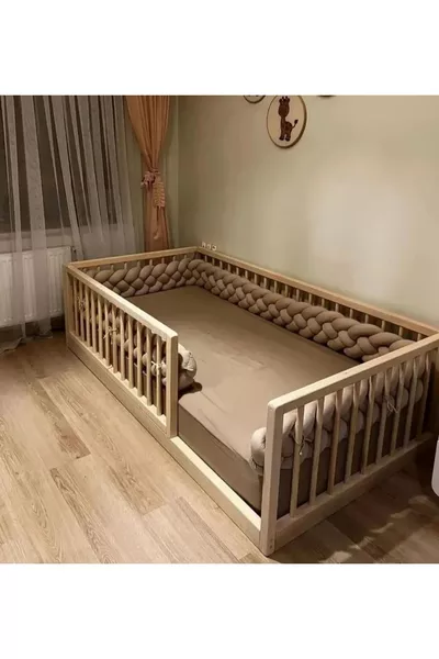 MKGRUP Ronde Latten Baby- en Kinderbed