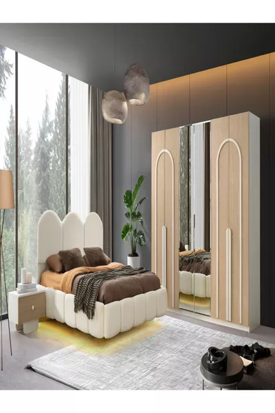 Mdf floransa yatak odası takımı