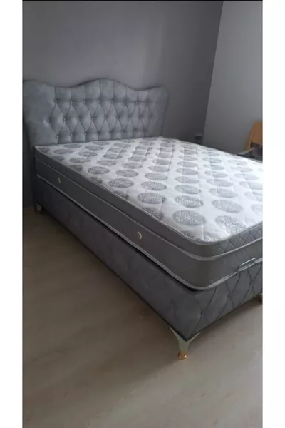 Double Bed Base and Headboard