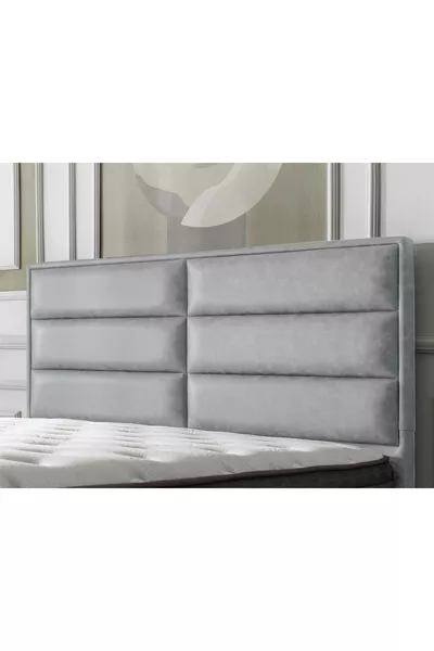 Diana Double Bed Headboard Gray cm