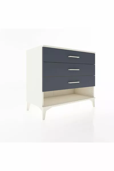 Hyperion Dresser 3 Drawers Moonstone-Anthracite