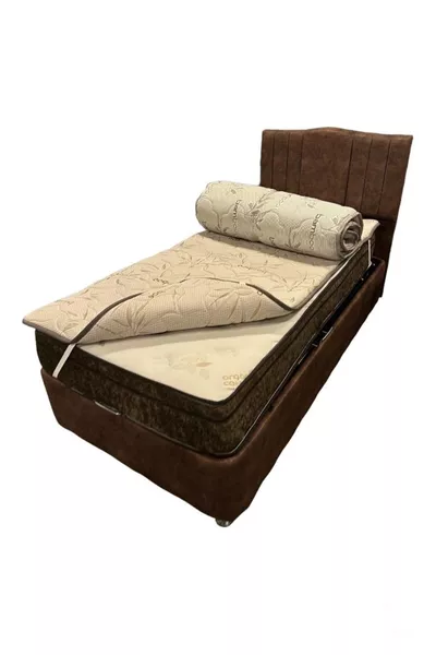 Matelas Pad en Bambou Orthopédique Complet, Surmatelas, Matelas Pliable