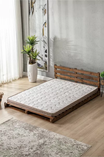 Matelas à mémoire de forme en bambou entièrement orthopédique