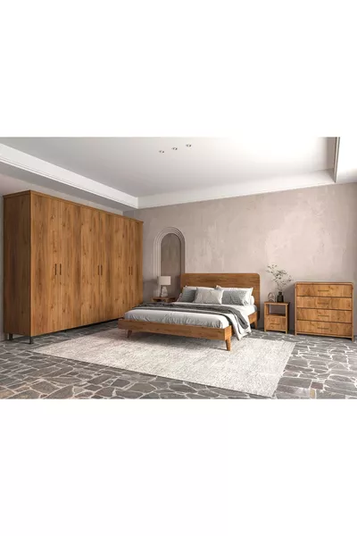 Softwood Ceviz Yatak Odası Seti