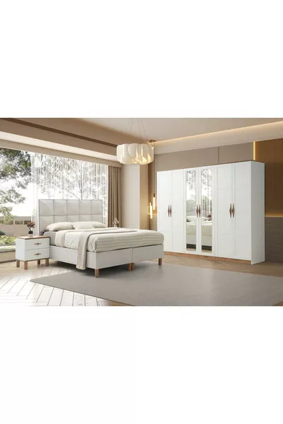 Ural % MDF Yatak Odası Takımı % MDF | Ücretsiz Teslimat ve Kurulum