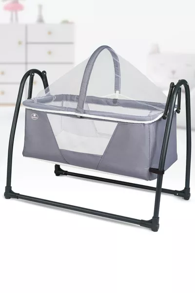 Sobee Mesh Removable Portable Rocking Bassinet, Bedside Crib, Basket Crib, Hammock Crib