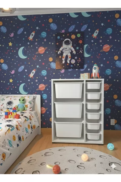 9-Drawer Multi-Purpose Toy Cabinet and Storage Unit – Kids' Room Organizer with Gift Tag