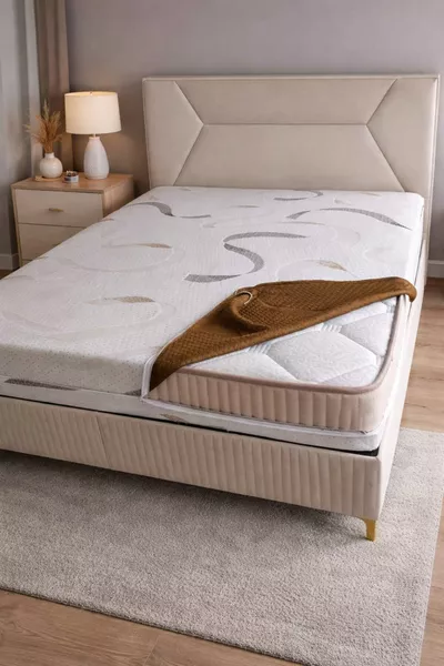 Bdphome Surmatelas & Matelas avec Housse Zippée