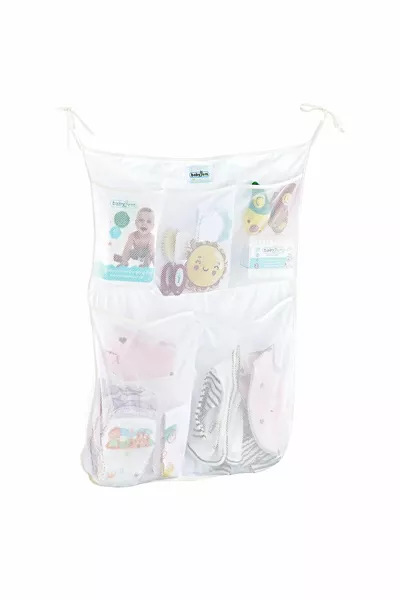 Organisateur de tête de lit Babyjem, blanc