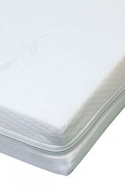Protège-matelas doux, surmatelas avec housse élastique et fermeture éclair, adapté à la hernie discale