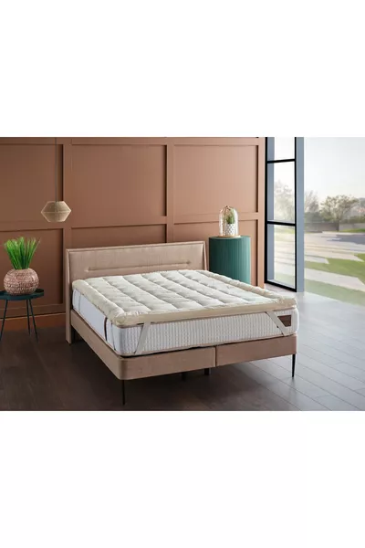 Protège-matelas en laine blanc - x cm