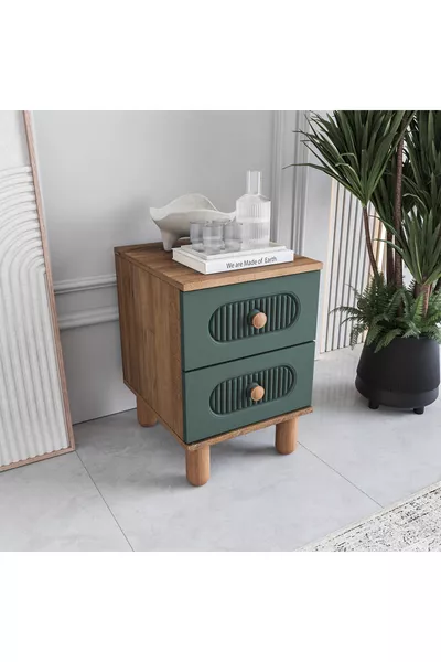 Milen 2-Drawer Nightstand % MDF